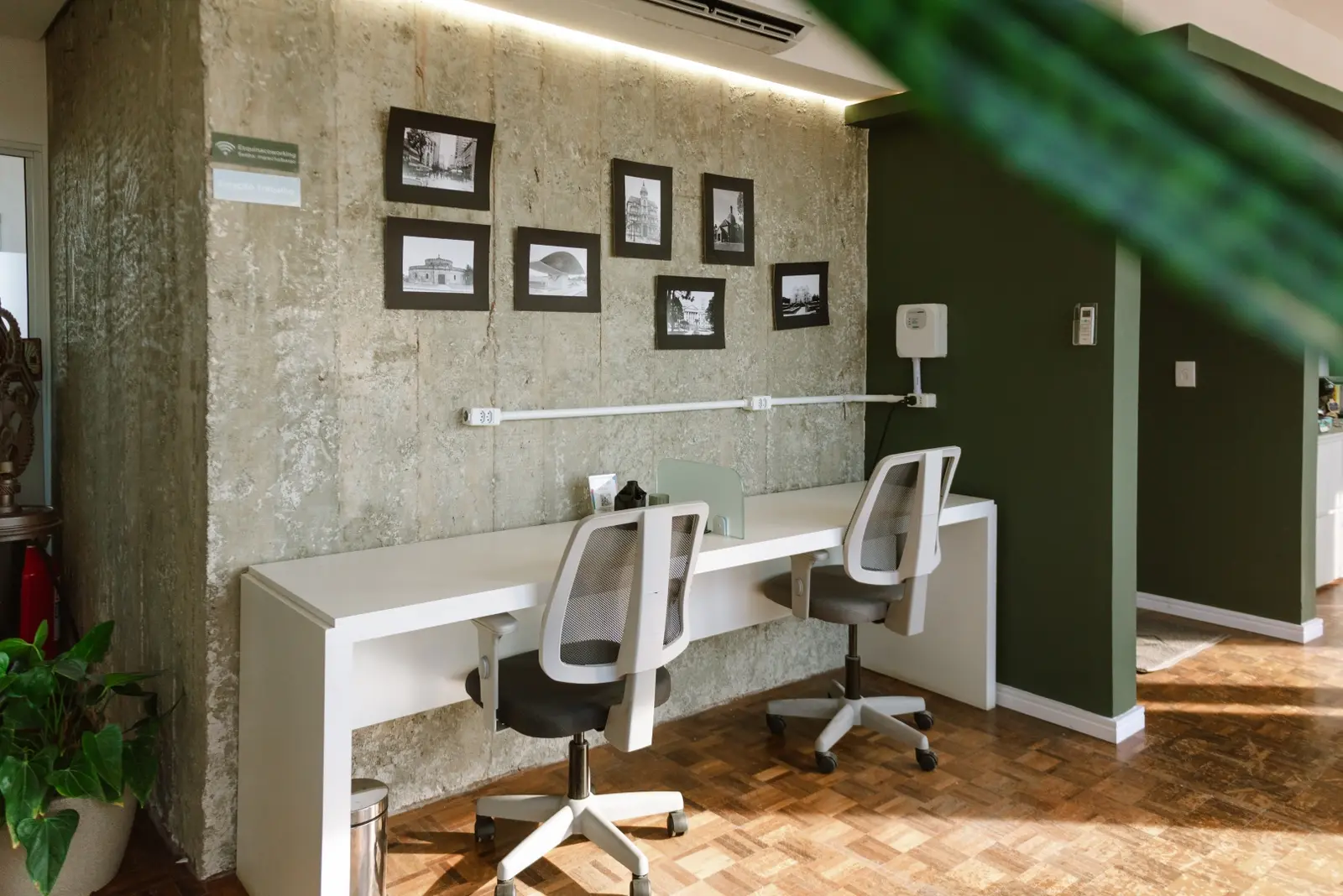 Sala privativa do Esquina Coworking